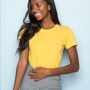 Yellow Brandy Melville Top